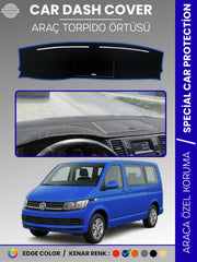 VOLKSWAGEN TRANSPORTER T6 KAPAKLI MODEL (2015-2020) Uyumlu Torpido Örtüsü Araca Özel Ön Göğüs Koruma