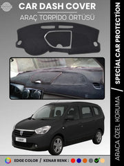 DACIA LODGY (2010-2017) Uyumlu Torpido Örtüsü Araca Özel Ön Göğüs Koruma