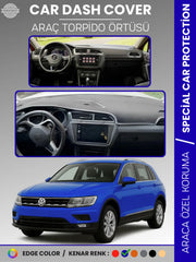 VOLKSWAGEN TIGUAN (2016-2023) Uyumlu Torpido Örtüsü Araca Özel Ön Göğüs Koruma