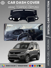 PEUGEOT RİFTER (2018-2025) Uyumlu Torpido Örtüsü Araca Özel Ön Göğüs Koruma