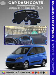 FORD COURİER (2013-2020) Uyumlu Torpido Örtüsü Araca Özel Ön Göğüs Koruma