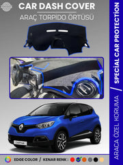 RENAULT CAPTUR 1 (2013-2019) Uyumlu Torpido Örtüsü Araca Özel Ön Göğüs Koruma