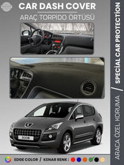 PEUGEOT 3008 (2011-2014) Uyumlu Torpido Örtüsü Araca Özel Ön Göğüs Koruma