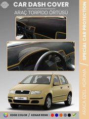 SKODA FABİA (1999-2006) Uyumlu Torpido Örtüsü Araca Özel Ön Göğüs Koruma