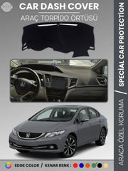 HONDA CIVIC FB7 (2011-2015) Uyumlu Torpido Örtüsü Araca Özel Ön Göğüs Koruma