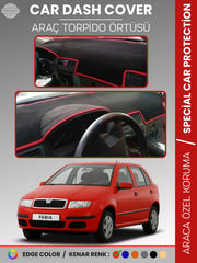 SKODA FABİA (1999-2006) Uyumlu Torpido Örtüsü Araca Özel Ön Göğüs Koruma