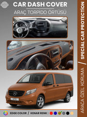 MERCEDES VITO W447 (2014-2023) Uyumlu Torpido Örtüsü Araca Özel Ön Göğüs Koruma