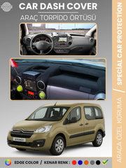 CITROEN BERLİNGO (2015-2020) Uyumlu Torpido Örtüsü Araca Özel Ön Göğüs Koruma