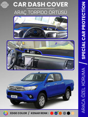TOYOTA HILUX REVO (2015-2020) Uyumlu Torpido Örtüsü Araca Özel Ön Göğüs Koruma