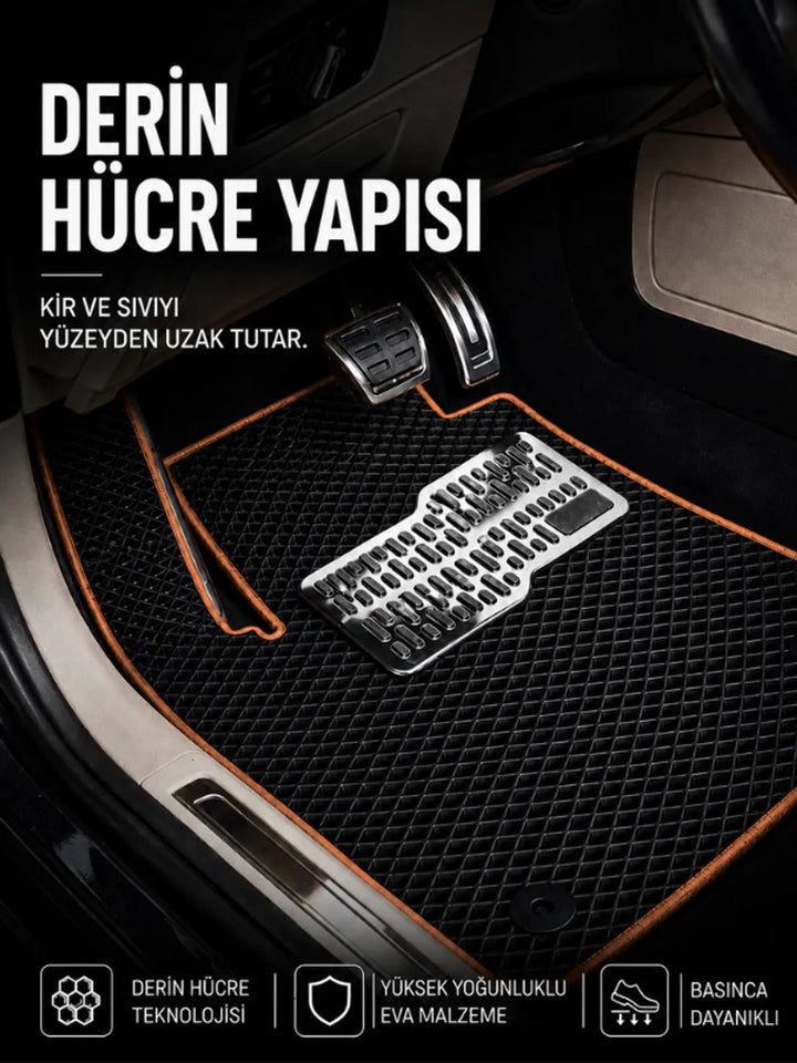 Alfa Romeo Giulia (2016-2025) Araca Özel EVA Oto Paspas Seti Topukluk Dahil Tam Set