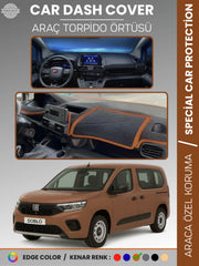 Fiat DOBLO (2023+) Uyumlu Torpido Örtüsü Araca Özel Ön Göğüs Koruma