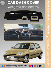 RENAULT CLIO 2 AIRBAGSIZ (2001-2012) Uyumlu Torpido Örtüsü Araca Özel Ön Göğüs Koruma