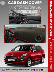 PEUGEOT 3008 (2011-2014) Uyumlu Torpido Örtüsü Araca Özel Ön Göğüs Koruma