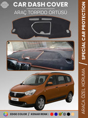 DACIA LODGY (2010-2017) Uyumlu Torpido Örtüsü Araca Özel Ön Göğüs Koruma