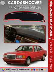 MERCEDES S CLASS W126 (1979-1991) Uyumlu Torpido Örtüsü Araca Özel Ön Göğüs Koruma