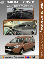 DACIA DOKKER (2012-2020) Uyumlu Torpido Örtüsü Araca Özel Ön Göğüs Koruma
