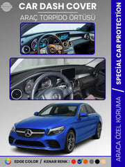 MERCEDES C-CLASS W205 (2014-2020) Uyumlu Torpido Örtüsü Araca Özel Ön Göğüs Koruma