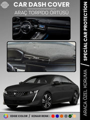 PEUGEOT 508 (2018-2024) Uyumlu Torpido Örtüsü Araca Özel Ön Göğüs Koruma