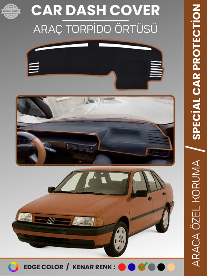 FIAT TEMPRA ANALOG MODEL DİJİTAL EKRAN Uyumlu Torpido Örtüsü Araca Özel Ön Göğüs Koruma