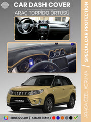 SUZUKİ GRAND VİTARA (2014-2021) Uyumlu Torpido Örtüsü Araca Özel Ön Göğüs Koruma
