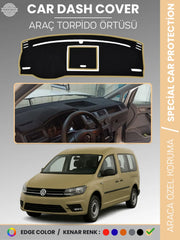 VOLKSWAGEN CADDY (2015-2021) Uyumlu Torpido Örtüsü Araca Özel Ön Göğüs Koruma