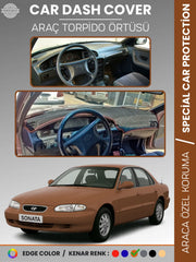 HYUNDAİ SONATA (1993-1998) Uyumlu Torpido Örtüsü Araca Özel Ön Göğüs Koruma