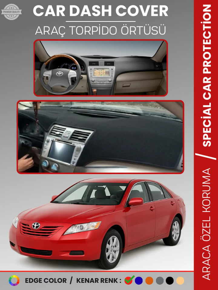 TOYOTA CAMRY (2006-2012) Uyumlu Torpido Örtüsü Araca Özel Ön Göğüs Koruma