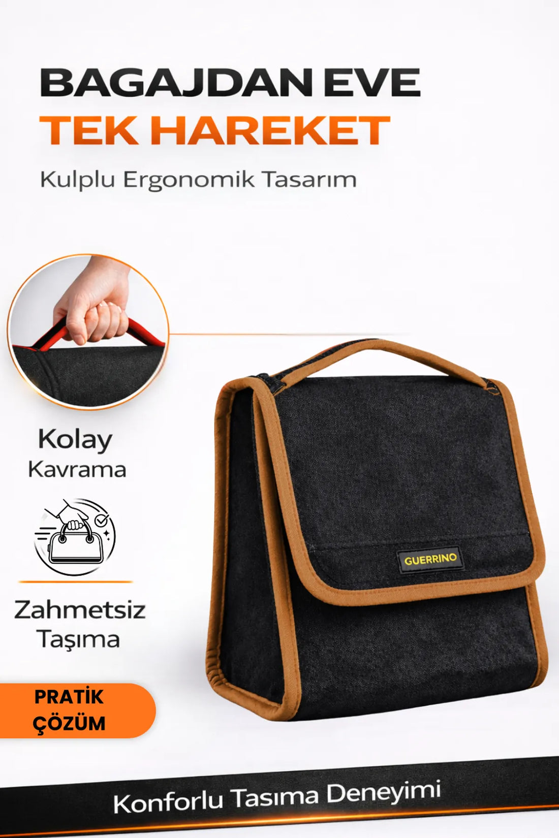Oto Bagaj Çantası S Boy Kaymaz Cırt Bantlı Velur Kompakt Düzenleyici