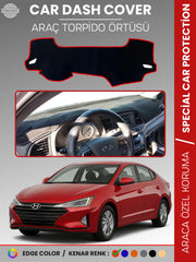 HYUNDAİ ELANTRA (2017-2020) Uyumlu Torpido Örtüsü Araca Özel Ön Göğüs Koruma