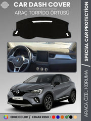 RENAULT CAPTUR (2019-2024) Uyumlu Torpido Örtüsü Araca Özel Ön Göğüs Koruma