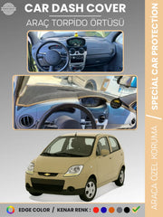 CHEVROLET SPARK (2009-2015) Uyumlu Torpido Örtüsü Araca Özel Ön Göğüs Koruma