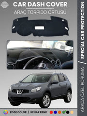 NİSSAN QASHQAİ J10 (2007-2013) Uyumlu Torpido Örtüsü Araca Özel Ön Göğüs Koruma