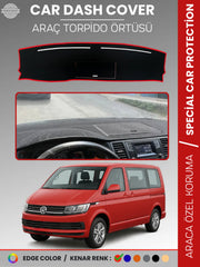 VOLKSWAGEN TRANSPORTER T6 KAPAKLI MODEL (2015-2020) Uyumlu Torpido Örtüsü Araca Özel Ön Göğüs Koruma