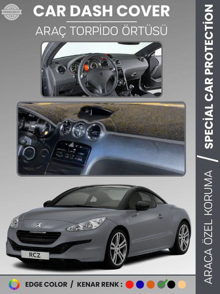 PEUGEOT PARTNER TEPEE (2008-2018) Uyumlu Torpido Örtüsü Araca Özel Ön Göğüs Koruma