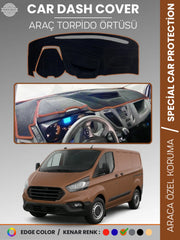 FORD TRANSİT CUSTOM (2012-2020) Uyumlu Torpido Örtüsü Araca Özel Ön Göğüs Koruma