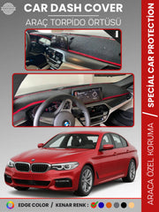 BMW G30 G31 G38 (2017+) Uyumlu Torpido Örtüsü Araca Özel Ön Göğüs Koruma