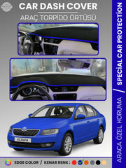 SKODA OCTAVIA A7 (2013-2019) Uyumlu Torpido Örtüsü Araca Özel Ön Göğüs Koruma