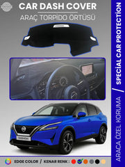 NİSSAN QASHQAİ J12 (2021-2025) Uyumlu Torpido Örtüsü Araca Özel Ön Göğüs Koruma