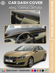 PEUGEOT 508 (2011-2018) Uyumlu Torpido Örtüsü Araca Özel Ön Göğüs Koruma