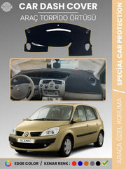 RENAULT SCENIC 2 (2003-2009) Uyumlu Torpido Örtüsü Araca Özel Ön Göğüs Koruma