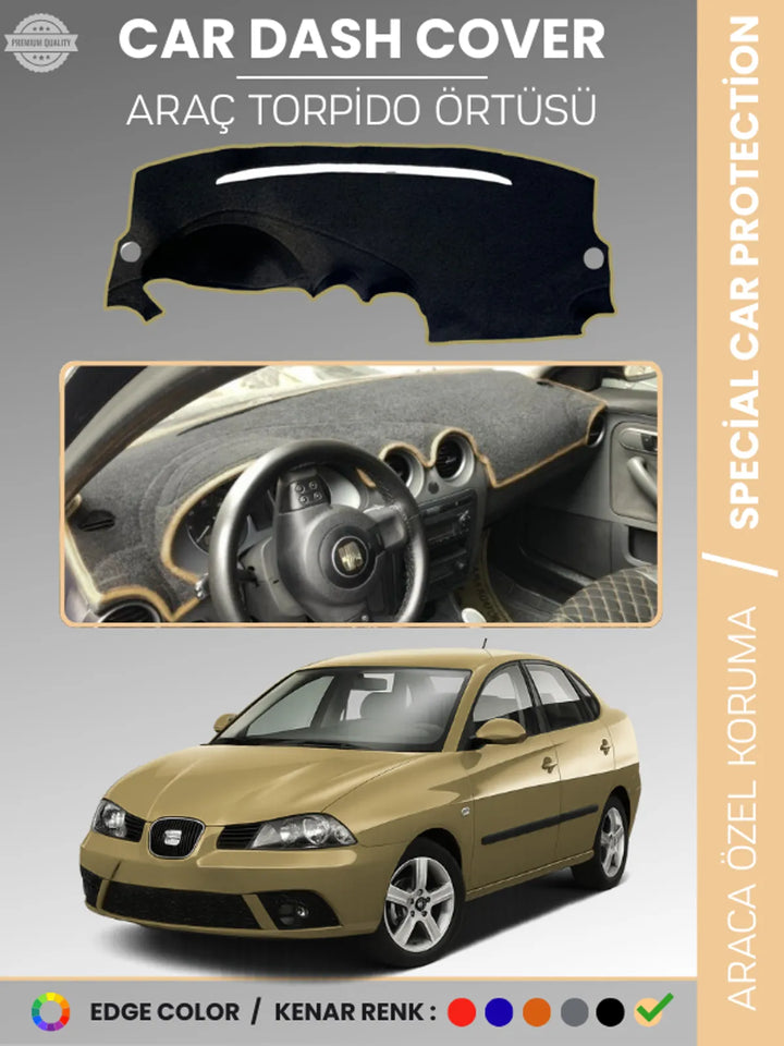 SEAT CORDOBA (2001-2008) Uyumlu Torpido Örtüsü Araca Özel Ön Göğüs Koruma