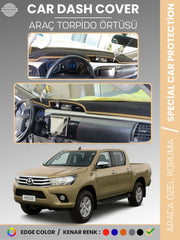 TOYOTA HILUX REVO (2015-2020) Uyumlu Torpido Örtüsü Araca Özel Ön Göğüs Koruma