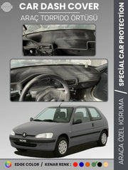 PEUGEOT 106 (1991-2003) Uyumlu Torpido Örtüsü Araca Özel Ön Göğüs Koruma