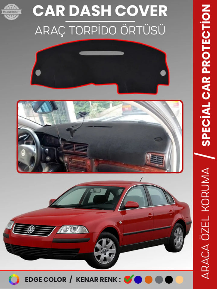 VOLKSWAGEN PASSAT B5 (1996-2005) Uyumlu Torpido Örtüsü Araca Özel Ön Göğüs Koruma