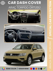 VOLKSWAGEN TIGUAN (2016-2023) Uyumlu Torpido Örtüsü Araca Özel Ön Göğüs Koruma