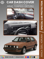 VOLKSWAGEN GOLF 2 MK2 (1983-1992) Uyumlu Torpido Örtüsü Araca Özel Ön Göğüs Koruma