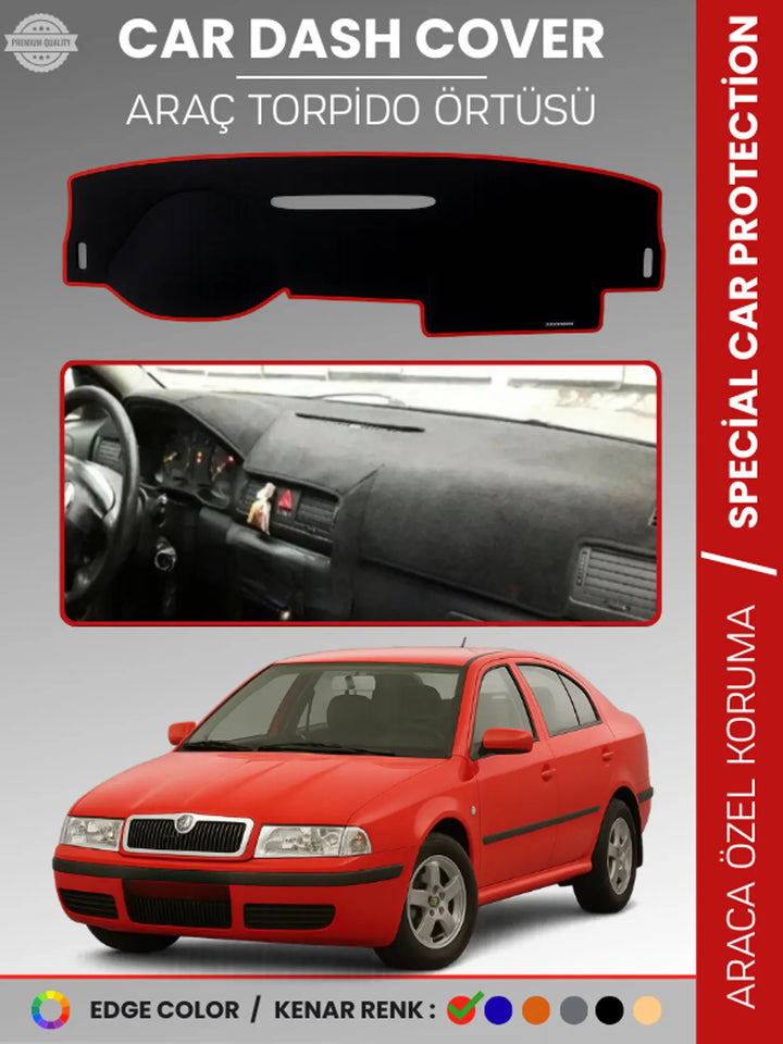 SKODA OCTAVİA (2001-2004) Uyumlu Torpido Örtüsü Araca Özel Ön Göğüs Koruma