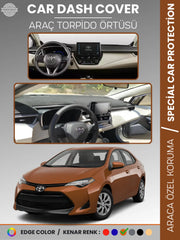 TOYOTA COROLLA (2019+) Uyumlu Torpido Örtüsü Araca Özel Ön Göğüs Koruma
