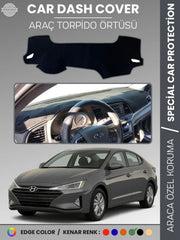 HYUNDAİ ELANTRA (2017-2020) Uyumlu Torpido Örtüsü Araca Özel Ön Göğüs Koruma