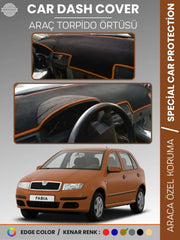SKODA FABİA (1999-2006) Uyumlu Torpido Örtüsü Araca Özel Ön Göğüs Koruma